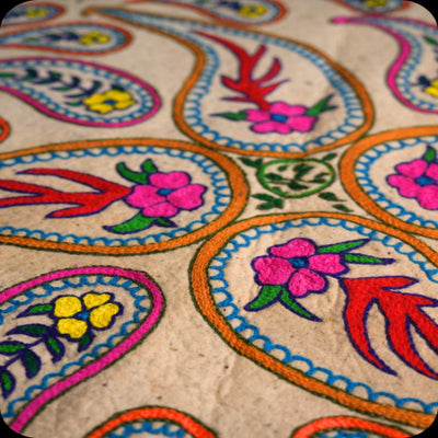 Namda Round Rug | 4 inch – Mats & Rugs on Brown Living™. SKU: b0_rug_0189. Img 3.