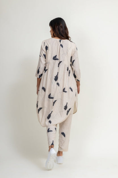 Naomi - Upcycled Cotton Linen Printed Set | Verified Sustainable by Brown Living™