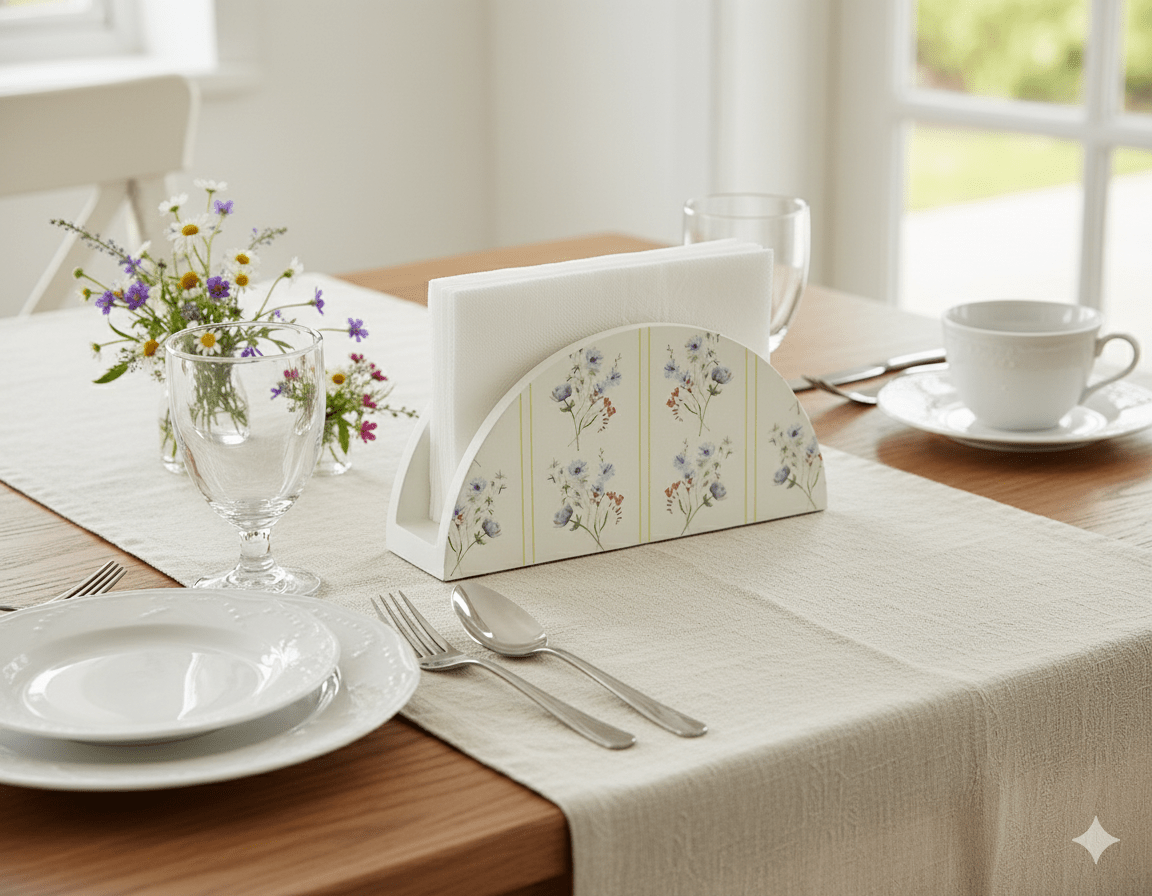 Napkin Holder – Home Decor on Brown Living™. SKU: NHF-SP25-1032. Img 1.