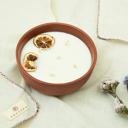 Narangi Soy Wax Candle | Tropical Citrus Fragrance | 4 Sizes Available – Candles & Fragrances on Brown Living™. SKU: CAN007_5. Img 5.