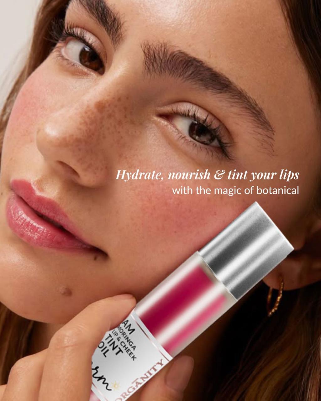 Narm Dusk & Dawn Lip Elixir – AM Tint & PM Lip Therapy Duo – Lip Combo Pack on Brown Living™. SKU: ORG-NARM-LIPDUO01. Img 12.