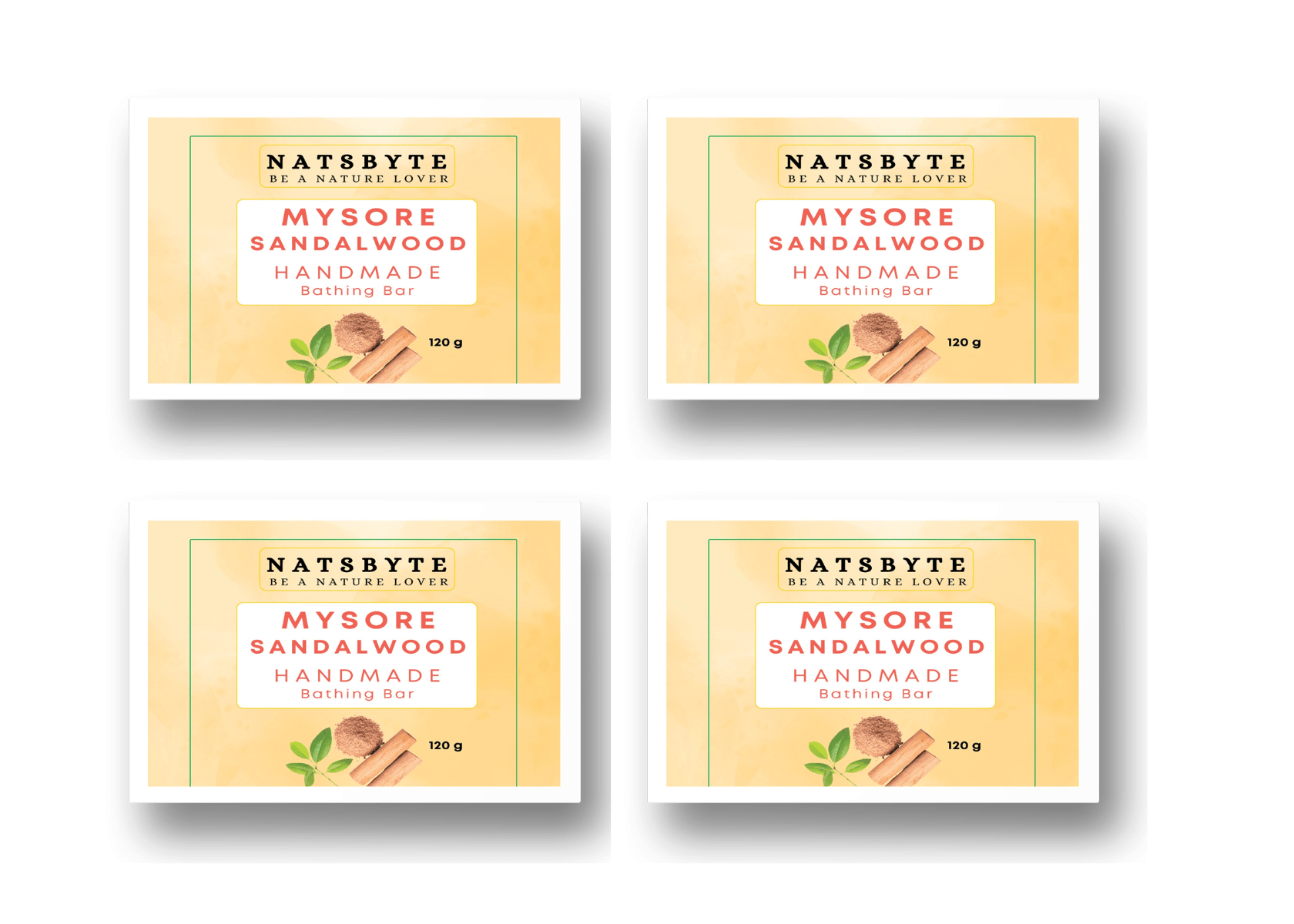 Natsbyte Mysore Sandalwood Soap | Free from SLS, Paraben – Soap on Brown Living™. SKU: MYS4. Img 3.