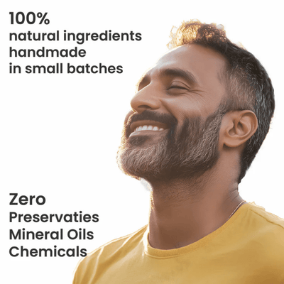 Natural Beard Oil for Softness & Grooming | 30ml – Beard Oil on Brown Living™. SKU: JO-9. Img 3.