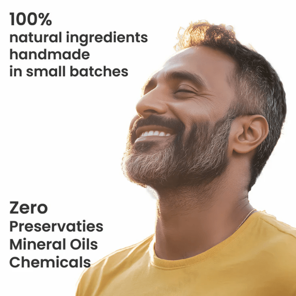 Natural Beard Oil for Softness & Grooming | 30ml – Beard Oil on Brown Living™. SKU: JO-9. Img 3.