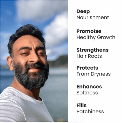 Natural Beard Oil for Softness & Grooming | 30ml – Beard Oil on Brown Living™. SKU: JO-9. Img 4.