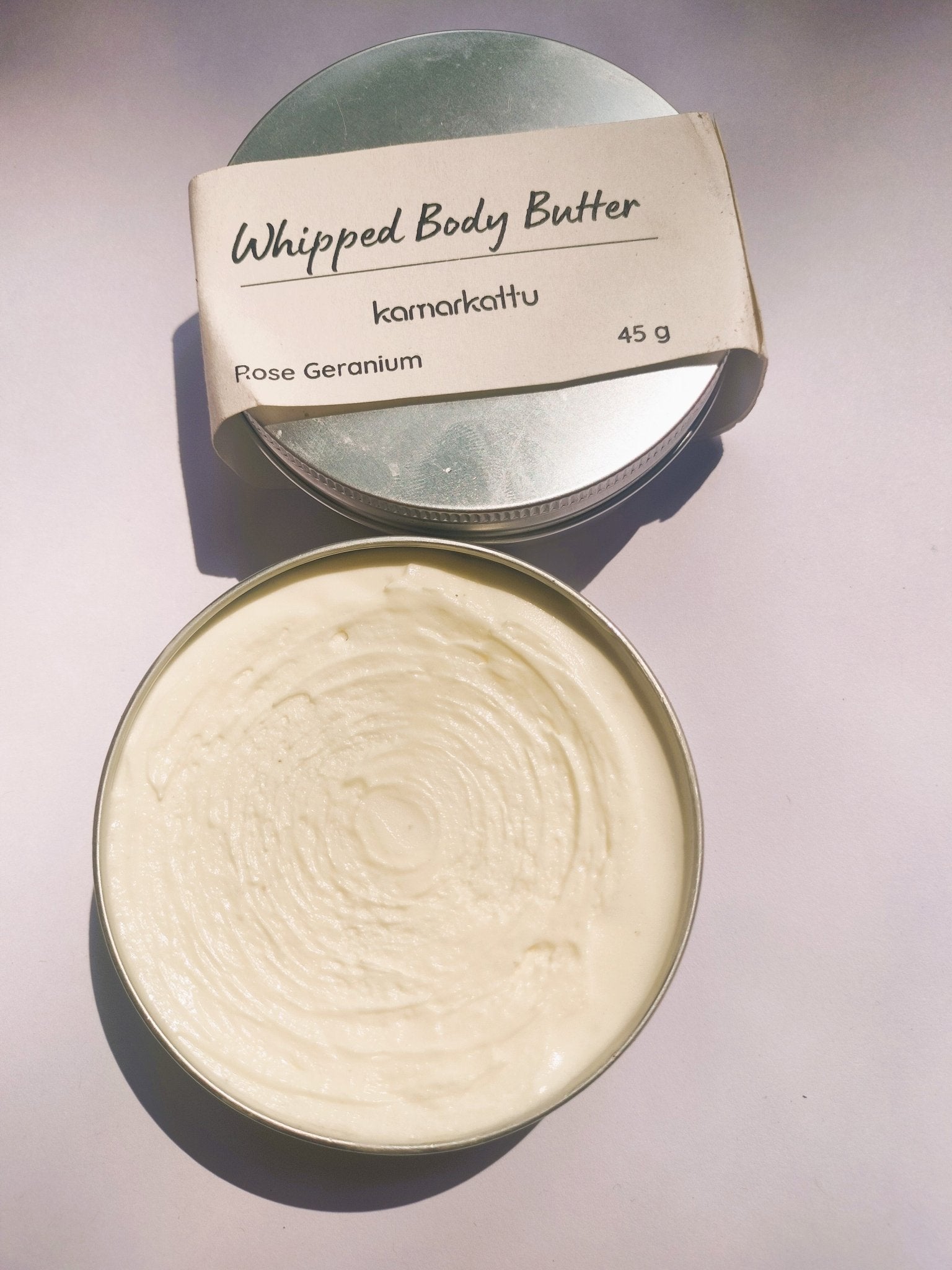 Natural Body Butter - Rose Geranium - 45 g – Body Butter on Brown Living™. SKU: 148-12917-RGBB. Img 2.