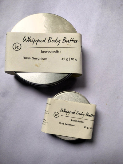 Natural Body Butter - Rose Geranium - 45 g – Body Butter on Brown Living™. SKU: 148 - 12917 - RGBB. Img 6.