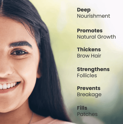 Natural Brow Nourishing Oil for Fuller-Looking Brows Oil | 10ml – Eye Oil on Brown Living™. SKU: JO-8. Img 4.