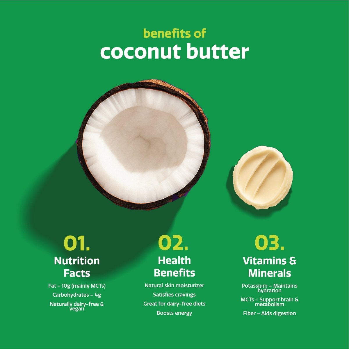 Natural Coconut Butter | Pure, Creamy & 100% Vegan Spread – 300g – World Gourmet Food by KOKOPO Foods available on Brown Living™. . SKU: NCB - 300. Img 4.