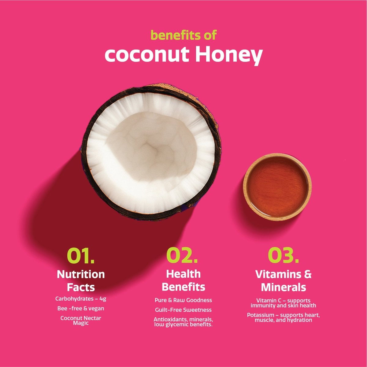 Natural Coconut Honey | Pack of 1 | Pure Bee - Free Honey Delight – Honey & Syrups by KOKOPO Foods available on Brown Living™. . SKU: NCH - 350 - 1. Img 4.