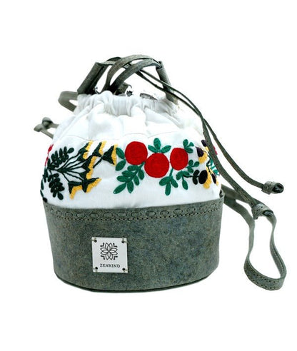 Natural Coconut Leather Jhola Bag – Womens Handbag on Brown Living™. SKU: ZK15. Img 2.