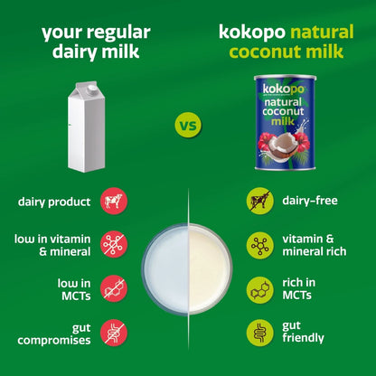 Natural Coconut Milk (400ml) & Coconut Honey (350g) Combo Pack – Vegan Milk on Brown Living™. SKU: NCM - NCH - 750. Img 8.