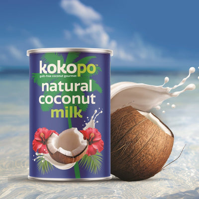 Natural Coconut Milk | Pack of 1 | Pure, Creamy & Dairy - Free – Vegan Milk on Brown Living™. SKU: NCM - 400 - 1. Img 1.