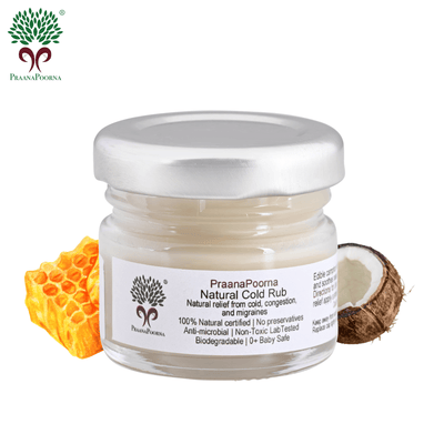 Natural Cold Rub - 25g – Medical Care on Brown Living™. SKU: 133-08239-praanapoorna-SKUB4. Img 2.