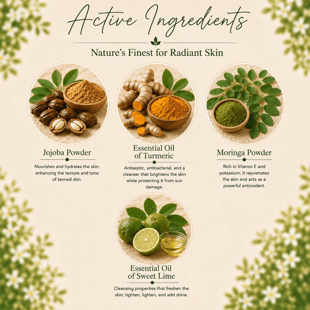 Natural D Tan Face Mask - 50 g – Face Pack on Brown Living™. SKU: SKIE05. Img 4.
