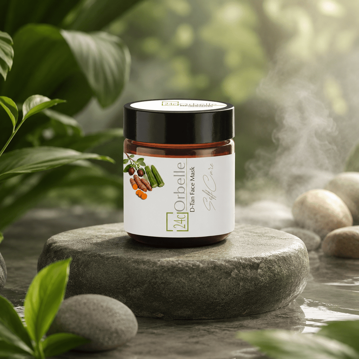 Natural D Tan Face Mask - 50 g – Face Pack on Brown Living™. SKU: SKIE05. Img 1.