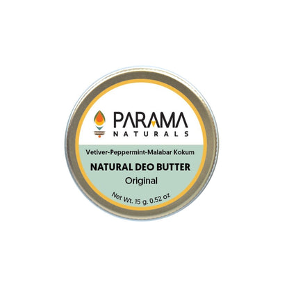 Natural Deo Butter | Gender Neutral Deodrant - 15g | Verified Sustainable by Brown Living™