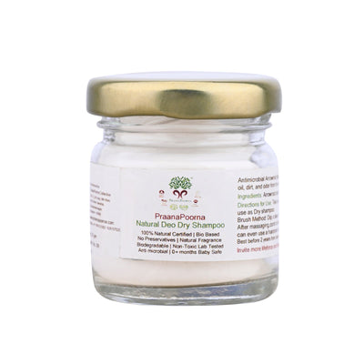 Natural Deo Dry Shampoo – Hair Shampoo Powder on Brown Living™. SKU: ARH_24. Img 1.