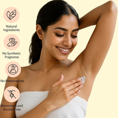 Natural Deodorant Cream | Citrus Zest | With Jojoba & Almond Oil – Deodorant on Brown Living™. SKU: SKUD003. Img 3.