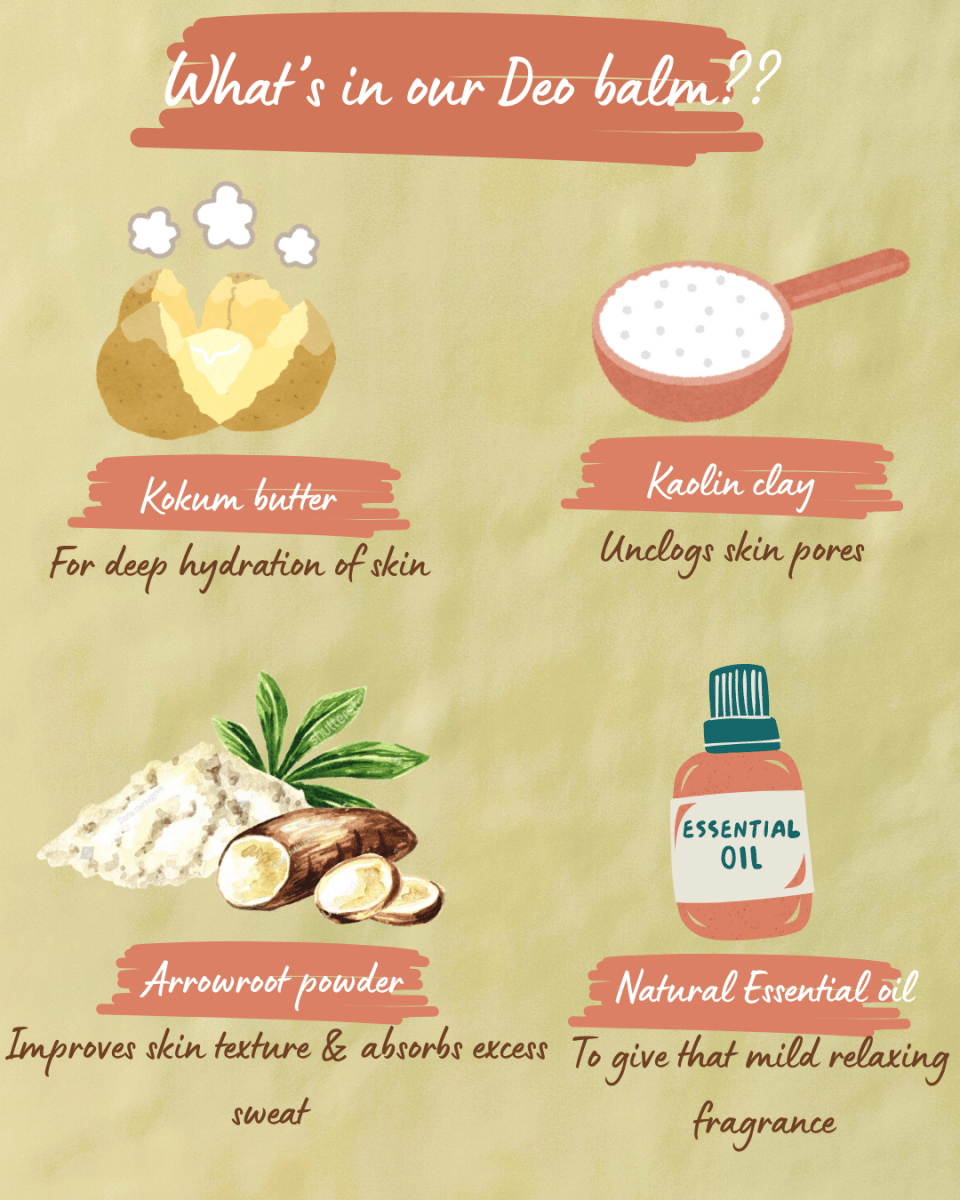 Natural Deodorant – Long - Lasting & Chemical - Free – Deodorant by Kamarkattu Ecostore available on Brown Living™. Orange 10 G. SKU: odeo10g. Img 3.