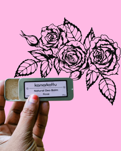Natural Deodorant – Long - Lasting & Chemical - Free – Deodorant by Kamarkattu Ecostore available on Brown Living™. Rose 20 G. SKU: rdeo20g. Img 9.