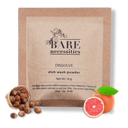 Natural Dishwash Powder Refill Pack | Tough on Grease| Kid Safe| Pack of 4 – Cleaning Products on Brown Living™. SKU: BNHC005 -3. Img 1.