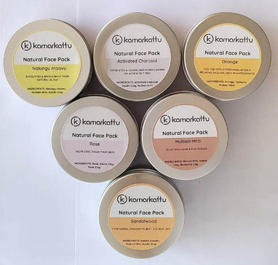 Natural face pack/ scrub : 90 g – Face Pack by Kamarkattu Ecostore available on Brown Living™. Multani Mitti . SKU: MMFP. Img 12.