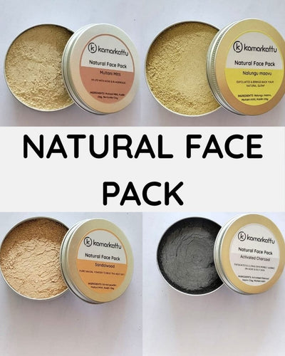 Natural face pack/ scrub : 90 g – Face Pack by Kamarkattu Ecostore available on Brown Living™. Nalungu Maavu . SKU: NMFP. Img 1.