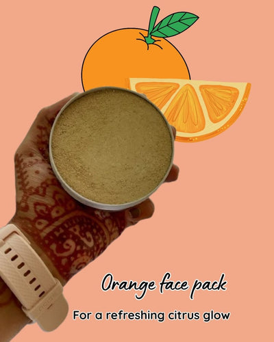 Natural face pack/ scrub : 90 g – Face Pack by Kamarkattu Ecostore available on Brown Living™. Orange . SKU: OFP. Img 8.