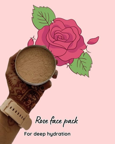 Natural face pack/ scrub : 90 g – Face Pack by Kamarkattu Ecostore available on Brown Living™. Rose . SKU: RFP. Img 5.