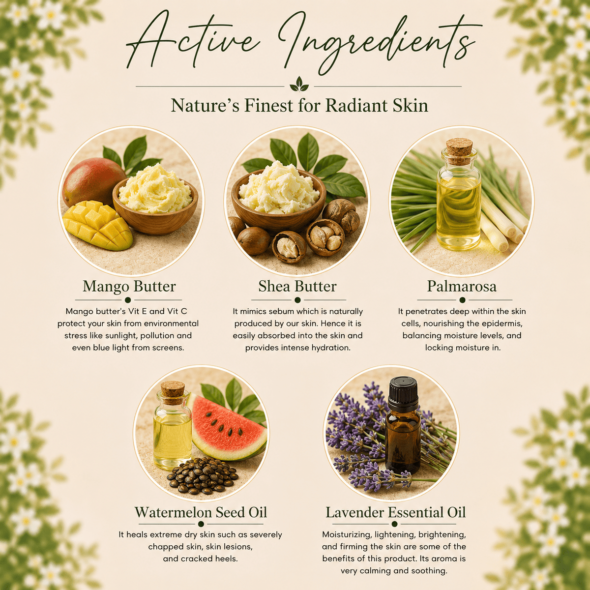 Natural Hand & Feet Cream - 30g – Foot Cream on Brown Living™. SKU: PERE21. Img 4.