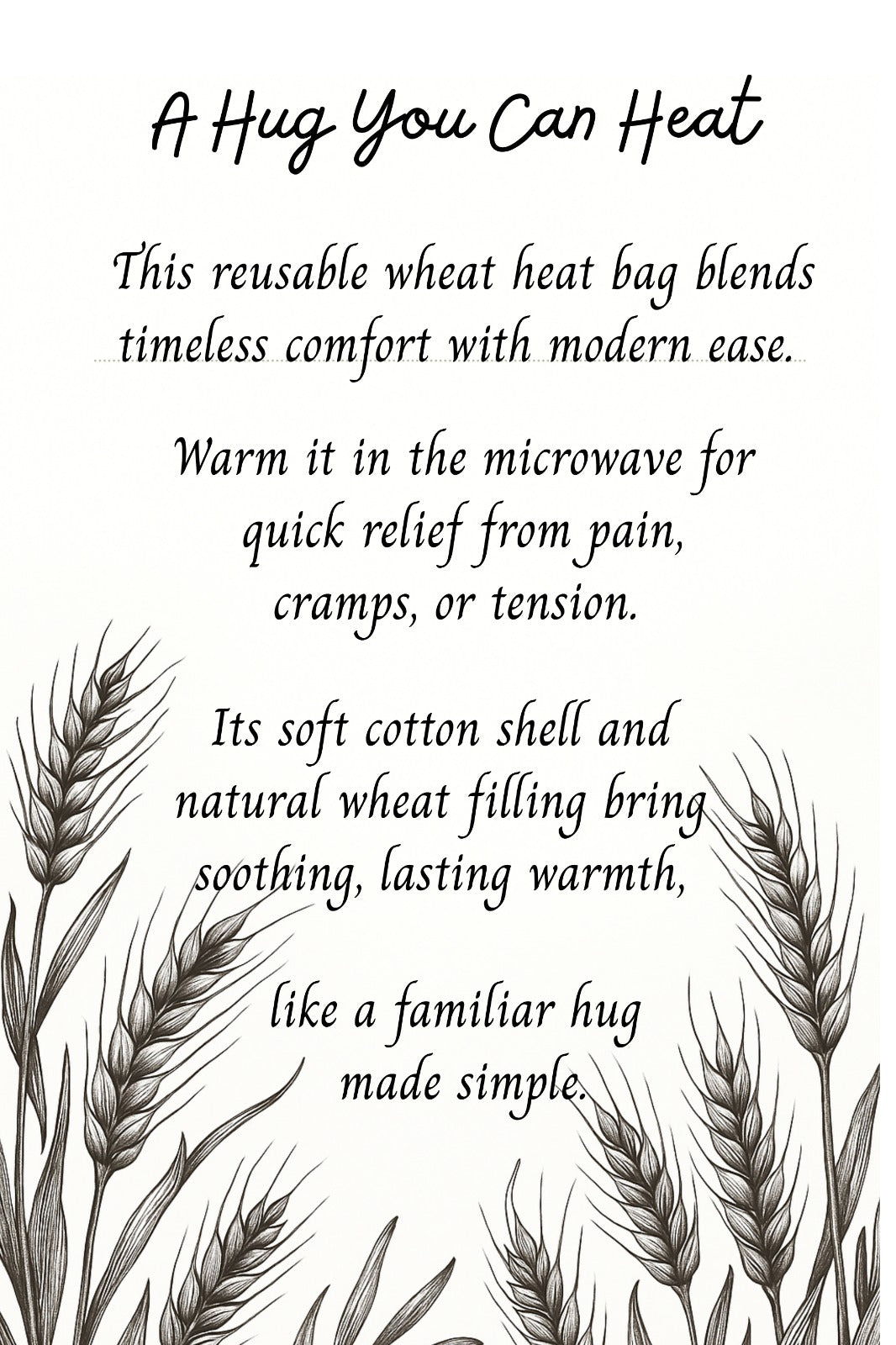 Natural Heating Bag – Reusable Hot Pack for Pain Relief & Comfort – Medical Care on Brown Living™. SKU: odebo-018. Img 6.