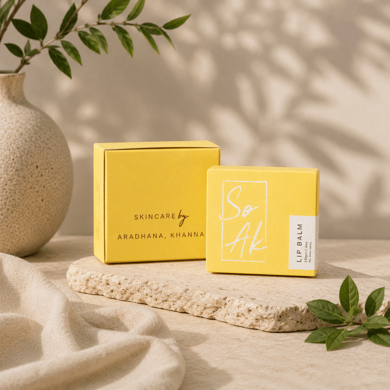 Natural Lemon & Mint Lip Balm | Refreshing Moisturizing Lip Care | 15g – Lip Balms on Brown Living™. SKU: 276-16608-LMLB001. Img 2.