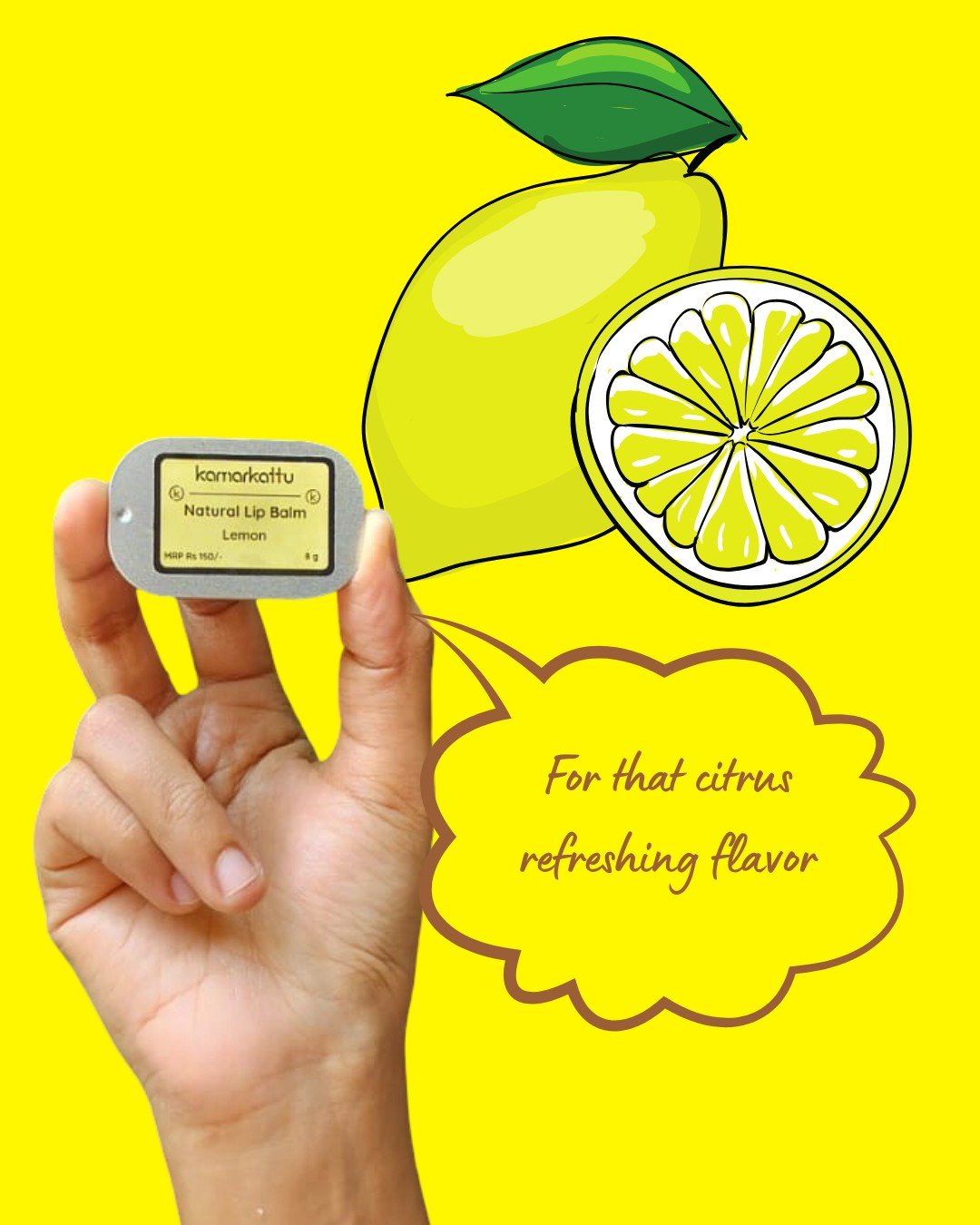 Natural Lip Balm : 10g – Lip Balms on Brown Living™. SKU: llb. Img 4.