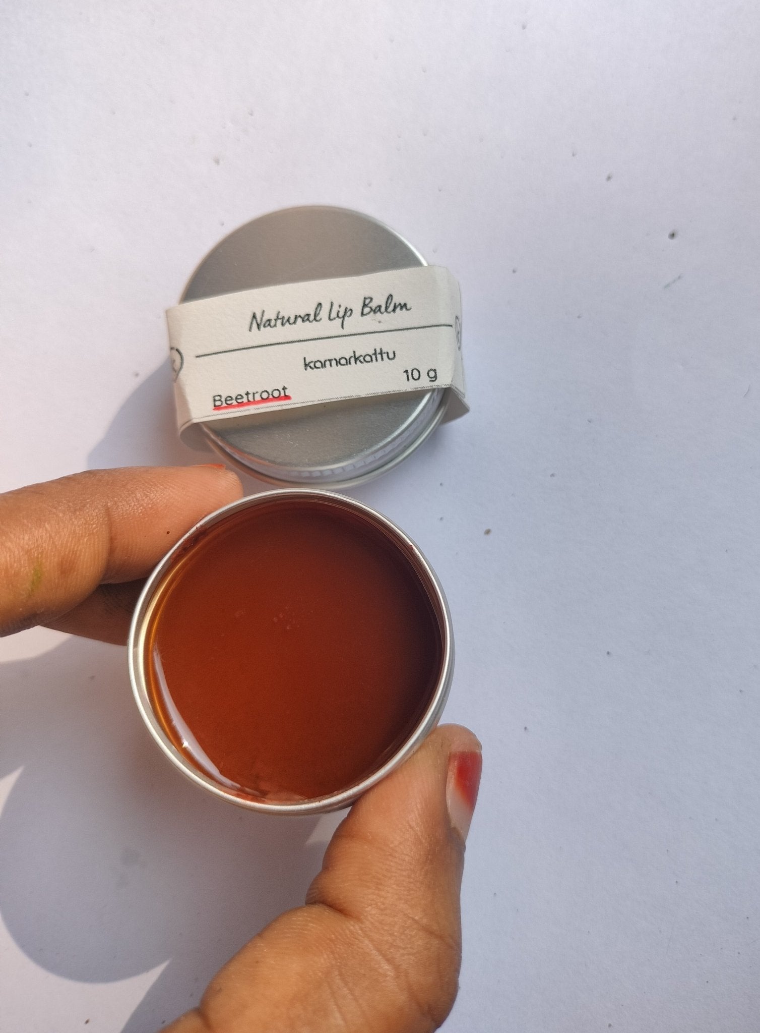 Natural Lip Balm - Beetroot {10 g} | Verified Sustainable by Brown Living™