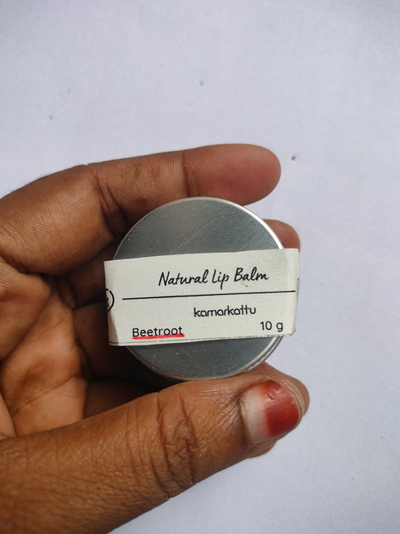 Natural Lip Balm - Beetroot {10 g} | Verified Sustainable by Brown Living™