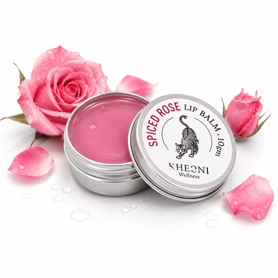 Natural Lip Balm | Spiced Rose Moisturizer with Shea Butter & Vitamin – Lip Balms on Brown Living™. SKU: FFLBSR010G. Img 2.
