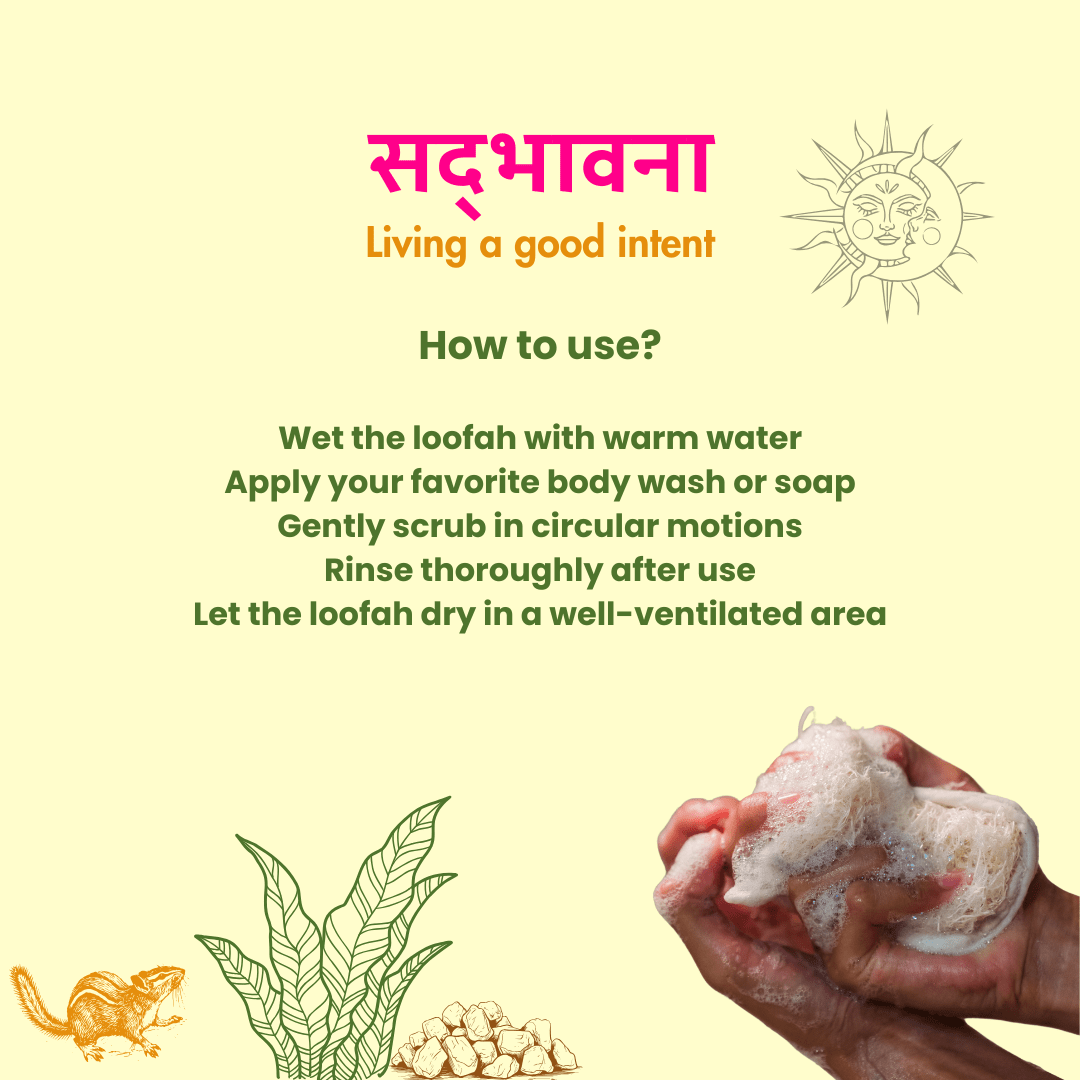 Natural Loofah Sponge | Organic Bath Scrubber | Pack of 6 – Bath Accessories on Brown Living™. SKU: B0F6L8572R. Img 5.