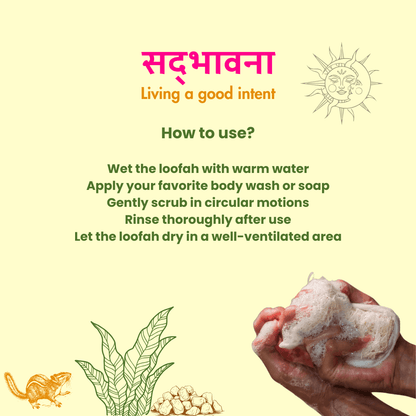 Natural Loofah Sponge | Organic Bath Scrubber | Pack of 6 – Bath Accessories on Brown Living™. SKU: B0F6L8572R. Img 5.