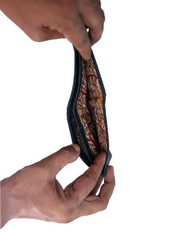 Natural Mens Wallet | Made of Coconut Leather – Mens Wallet on Brown Living™. SKU: ZK8SDW-685-1. Img 5.