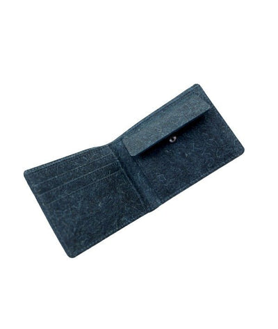 Natural Mens Wallet | Made of Coconut Leather – Mens Wallet on Brown Living™. SKU: ZK8SDW-685. Img 4.