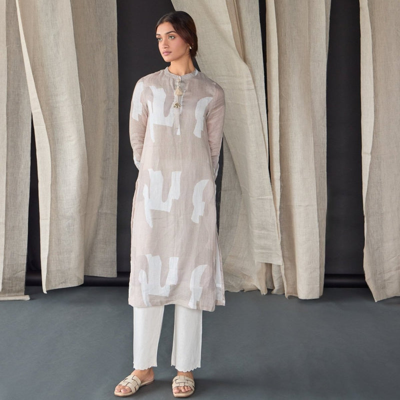 Natural Pure Hemp Kurta Set | Verified Sustainable by Brown Living™