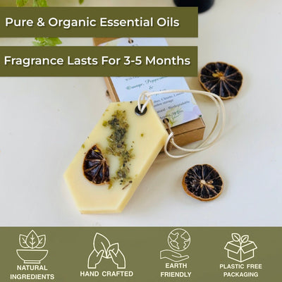 Natural Scented Wax Tablet - Orange, Peppermint & Eucalyptus - 1 or 2 – Candles & Fragrances on Brown Living™. SKU: UC - 58 / SWT_OPE. Img 2.