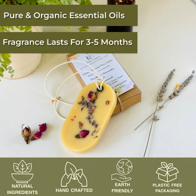Natural Scented Wax Tablets - Kashmir Lavender & Rosewood – Candles & Fragrances on Brown Living™. SKU: UC - 60 / SWT_KLRW. Img 8.