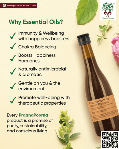 Natural Shampoo 350ml – Hair Shampoo on Brown Living™. SKU: 133-08236-praanapoorna-SKUA11. Img 7.