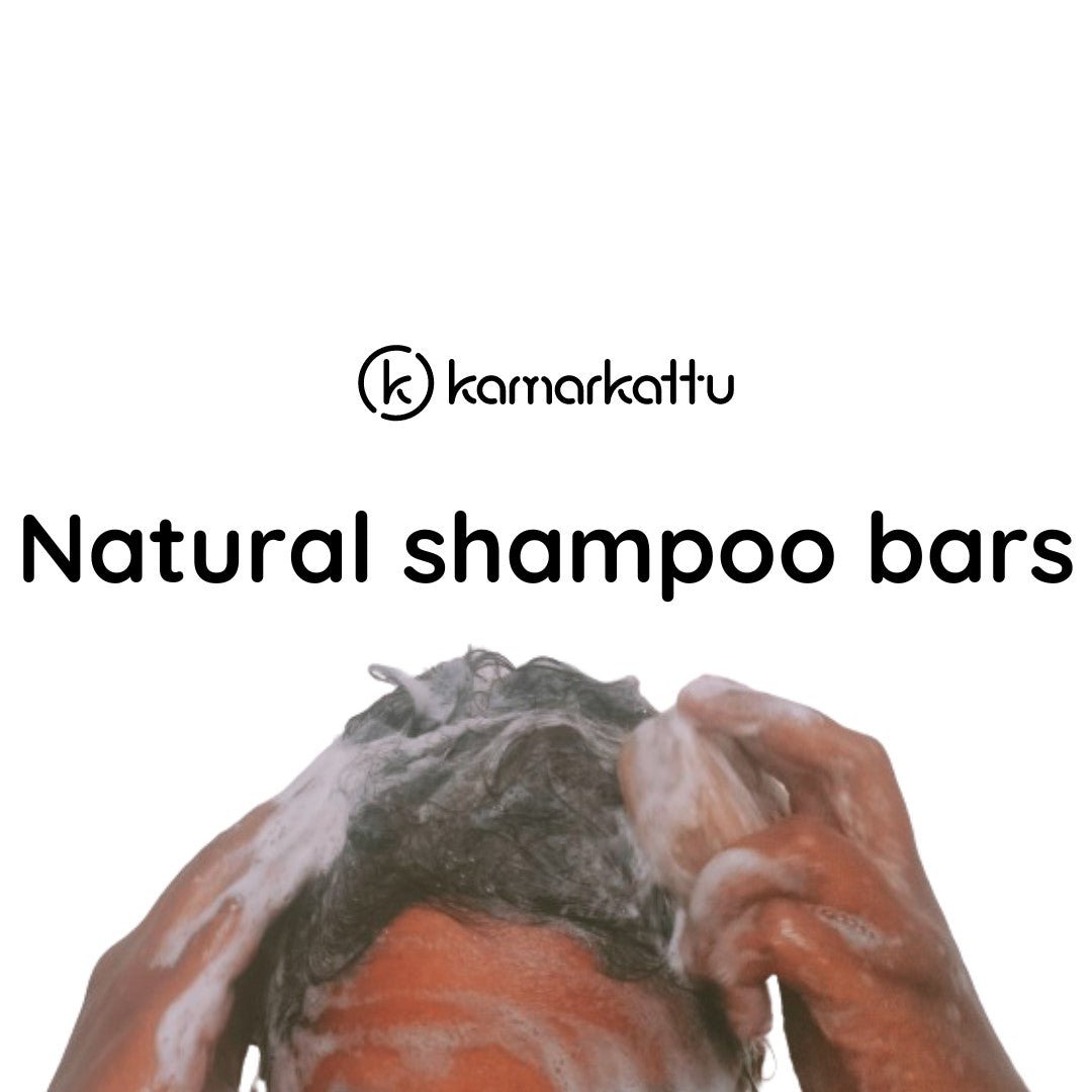 Natural Shampoo Bar - With Shikakai & Herbs - 100g bar Pack of 2 | Verified Sustainable by Brown Living™