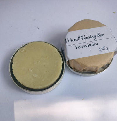 Natural Shaving Bar | Pack of 3 – Shaving Soap on Brown Living™. SKU: NSB_KK. Img 3.