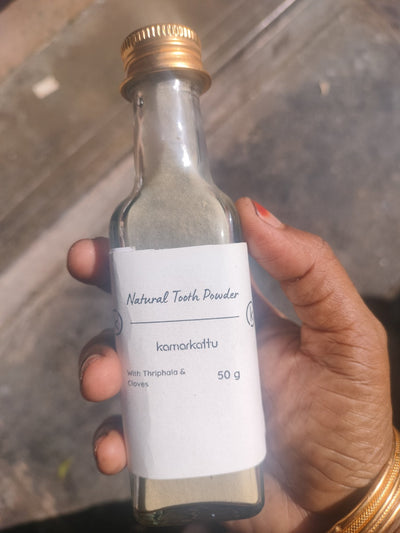 Natural Tooth powder 40g with 2 Bamboo Toothbrushes - Combo Kit – Tooth Cleaning Powder on Brown Living™. SKU: 148 - 07055 - NTP2TB_KK. Img 2.