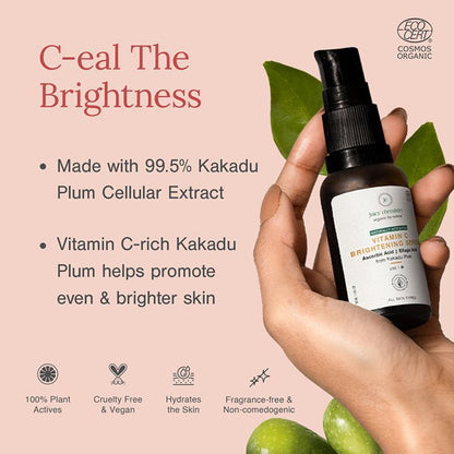 Natural Vitamin C Brightening Serum - 10 ml | For Radiant Skin | Verified Sustainable by Brown Living™