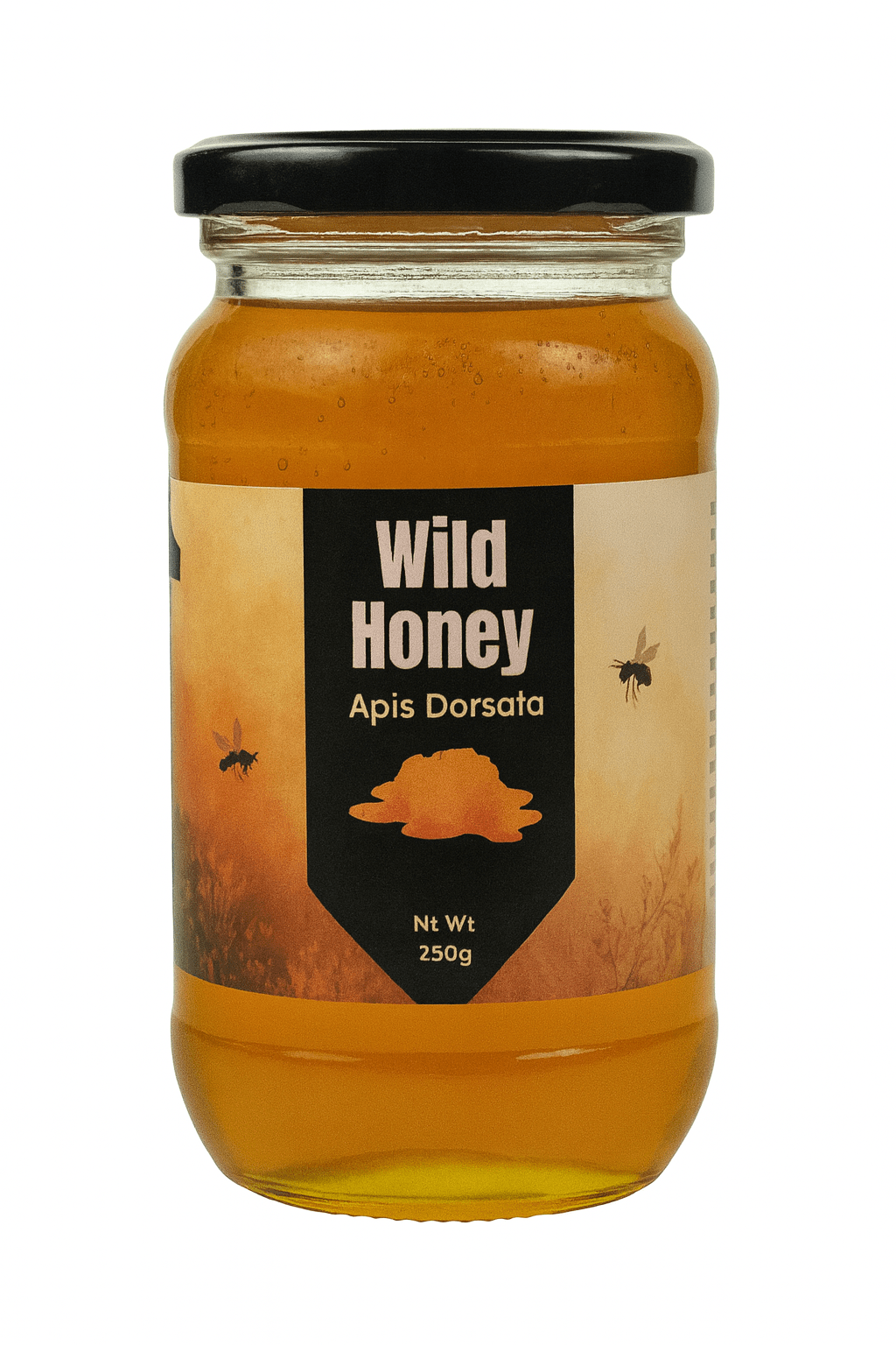 Natural Wild Honey – Apis Dorsata / Rock Bee Honey | Raw & Pure – Honey & Syrups on Brown Living™. SKU: APPCL-002n. Img 4.